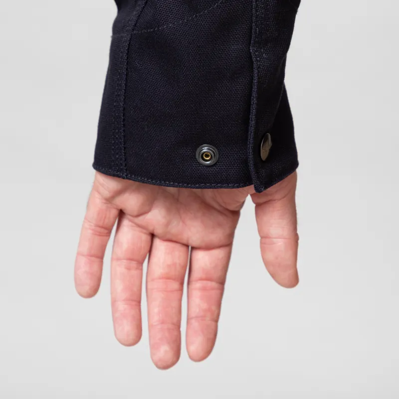 Carhartt WIP Detroit Jacket Dark Navy Black Rigid-10