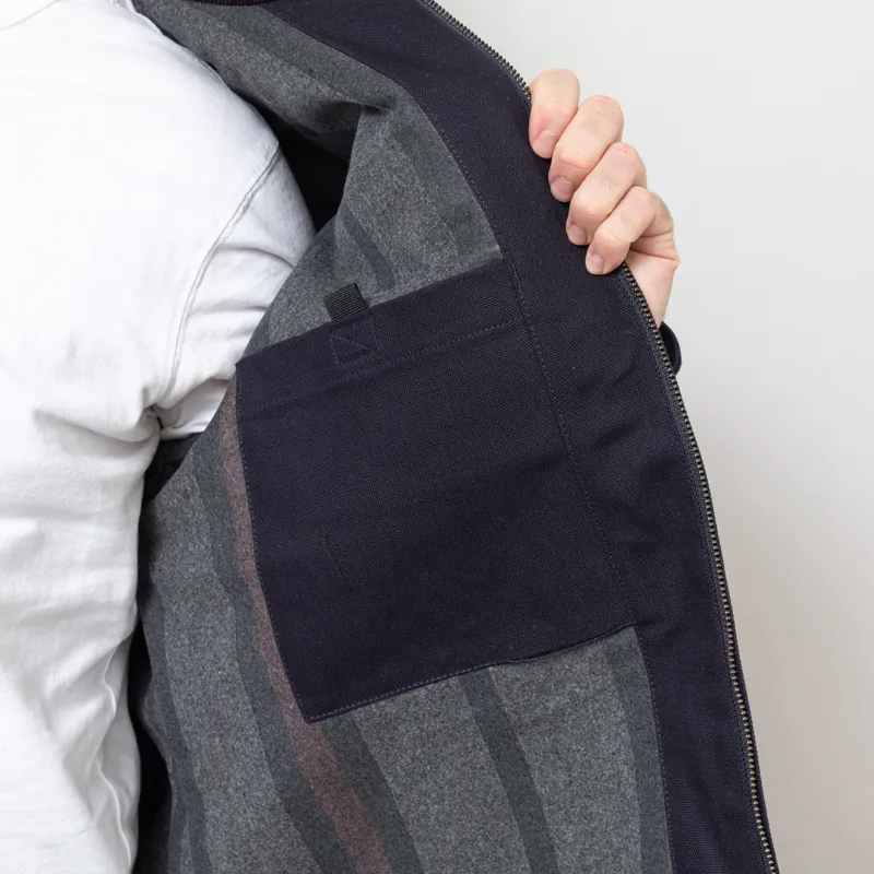 Carhartt WIP Detroit Jacket Dark Navy Black Rigid-7