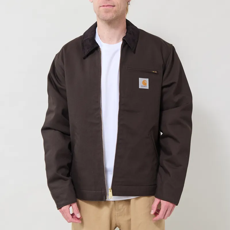 Carhartt WIP Detroit Jacket Tobacco Black Rigid