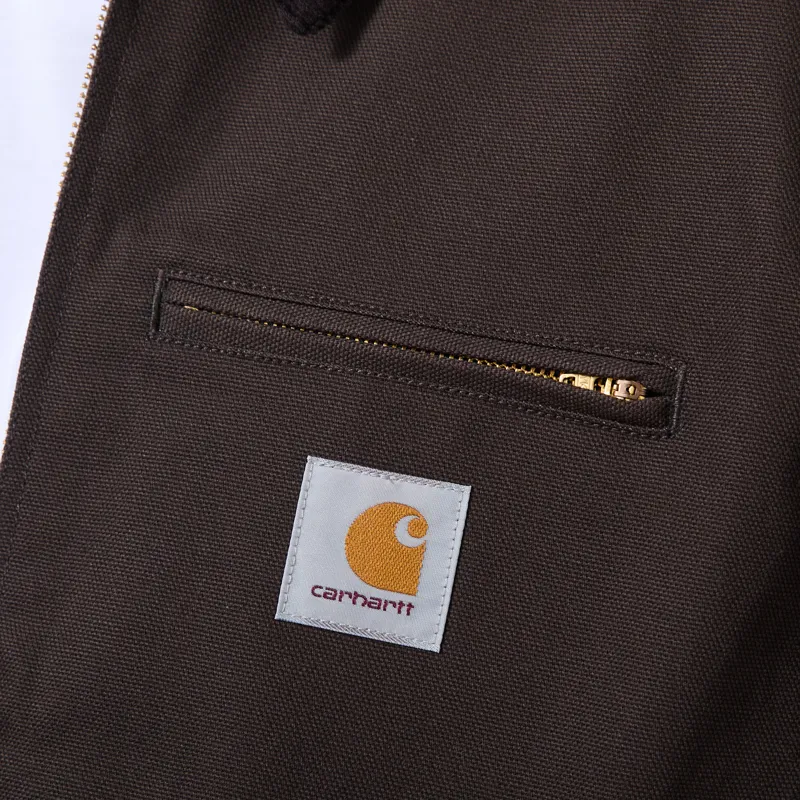 Carhartt WIP Detroit Jacket Tobacco Black Rigid-7