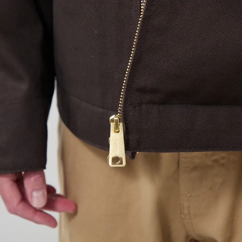 Carhartt WIP Detroit Jacket Tobacco Black Rigid-10