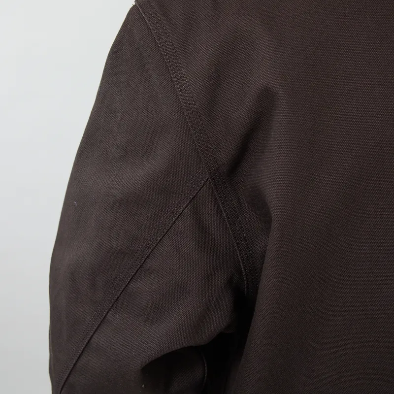 Carhartt WIP Detroit Jacket Tobacco Black Rigid-6