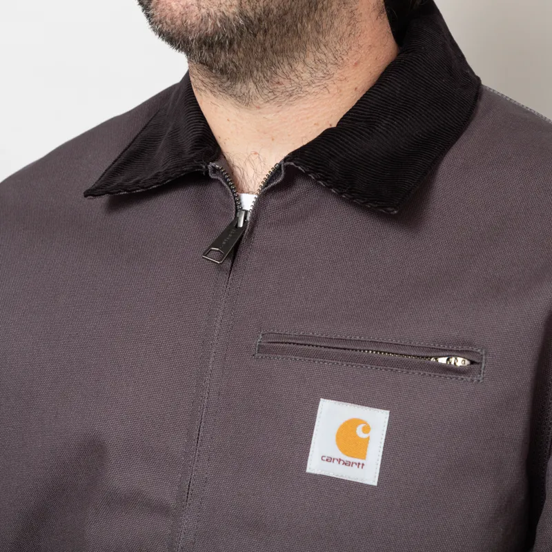 Carhartt WIP Detroit Jacket Graphite Black Rigid-5
