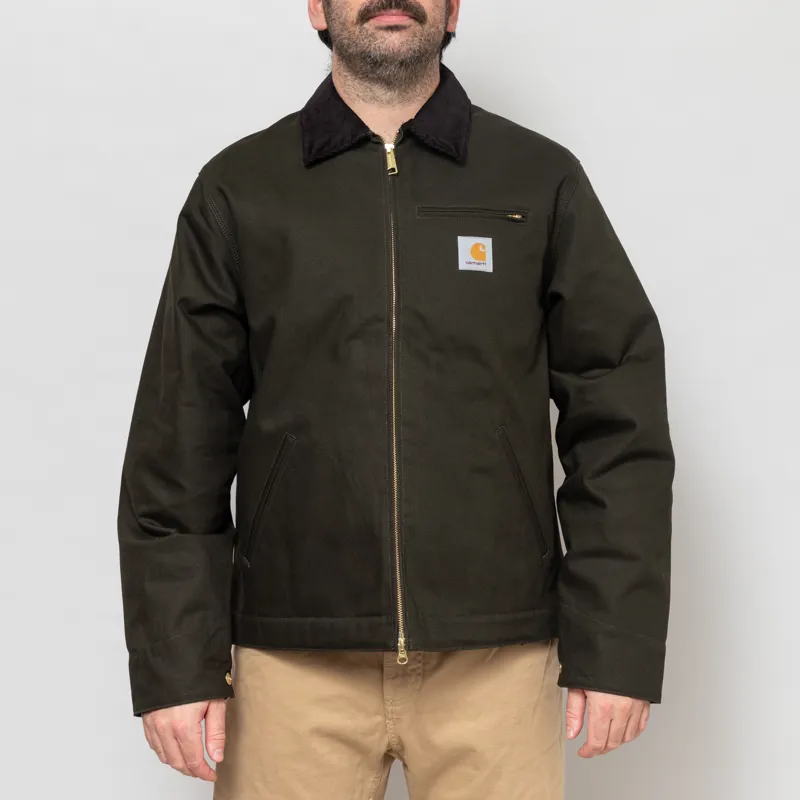 Carhartt WIP Detroit Jacket Olive Black Rigid