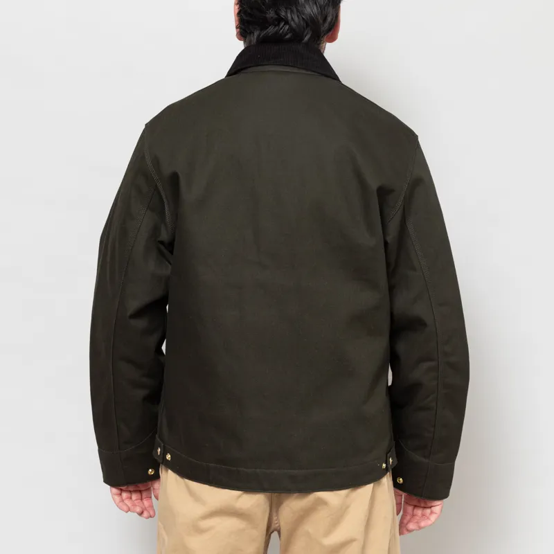 Carhartt WIP Detroit Jacket Olive Black Rigid-3