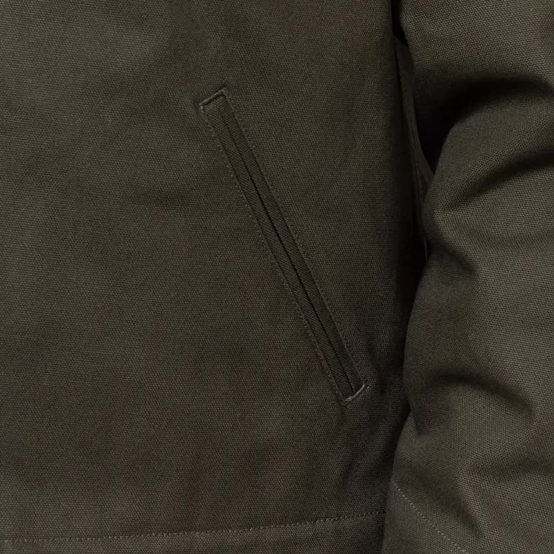 Carhartt WIP Detroit Jacket Olive Black Rigid-6