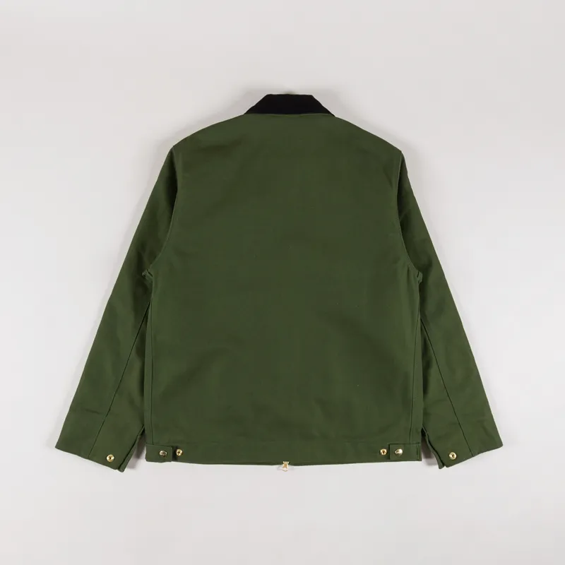 Carhartt WIP Mens Detroit Lined Jacket Tarragon Green Black