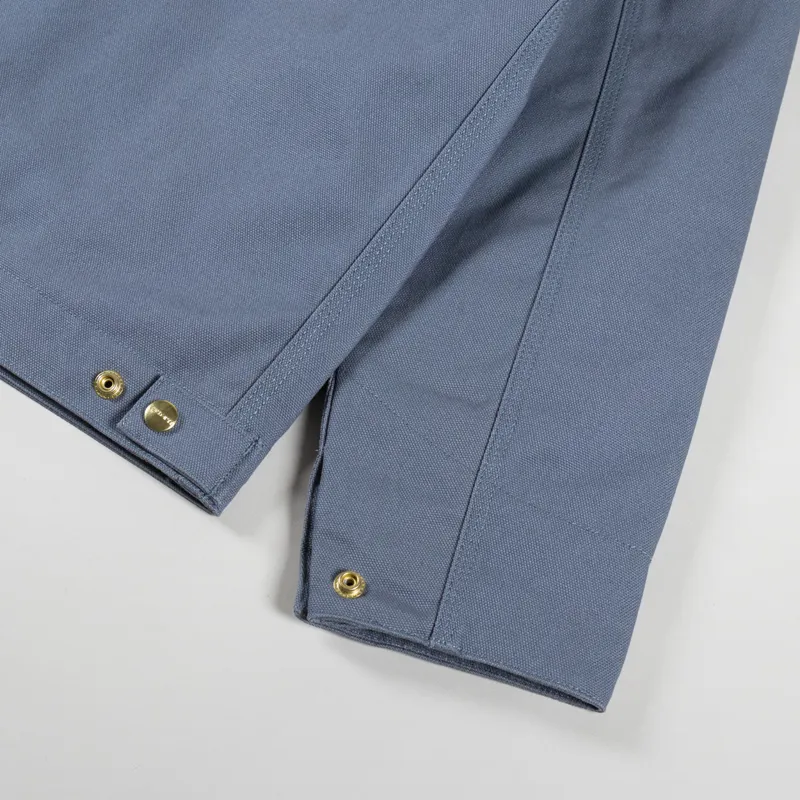 Carhartt WIP Detroit Jacket Dove Grey Black Rigid-12