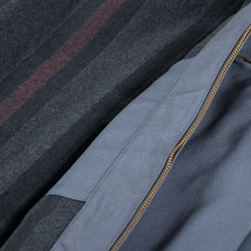 Carhartt WIP Detroit Jacket Dove Grey Black Rigid-11