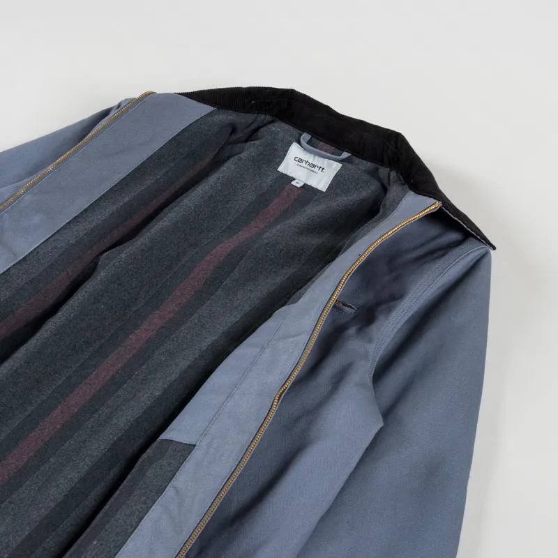 Carhartt WIP Detroit Jacket Dove Grey Black Rigid-3