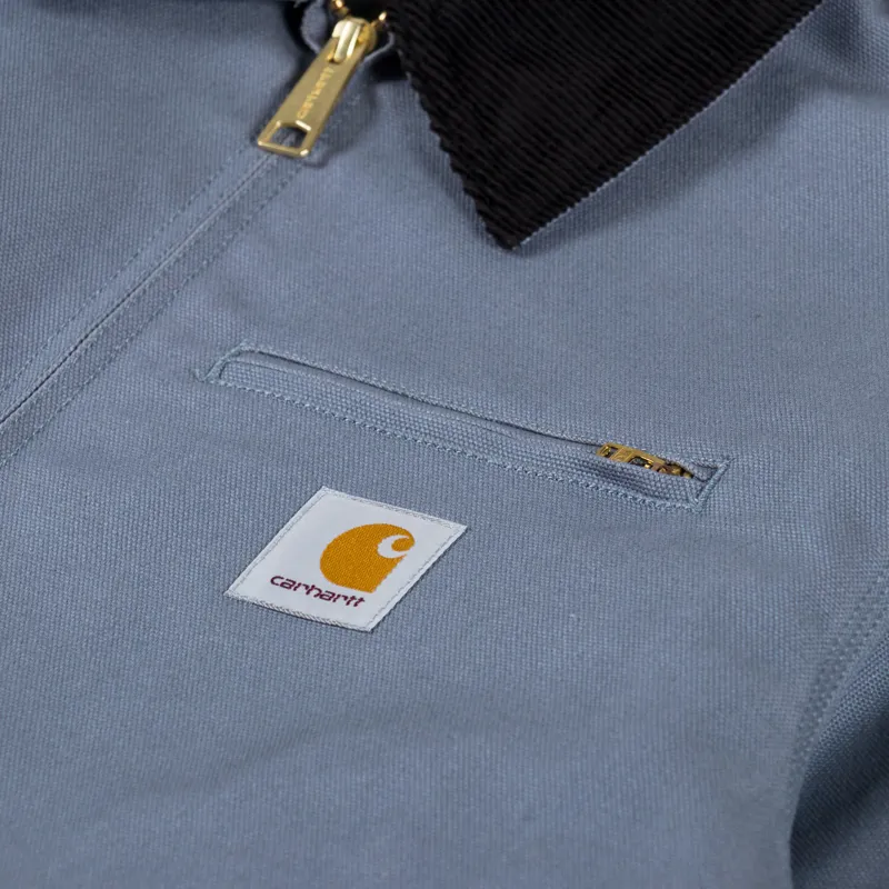 Carhartt WIP Detroit Jacket Dove Grey Black Rigid-7