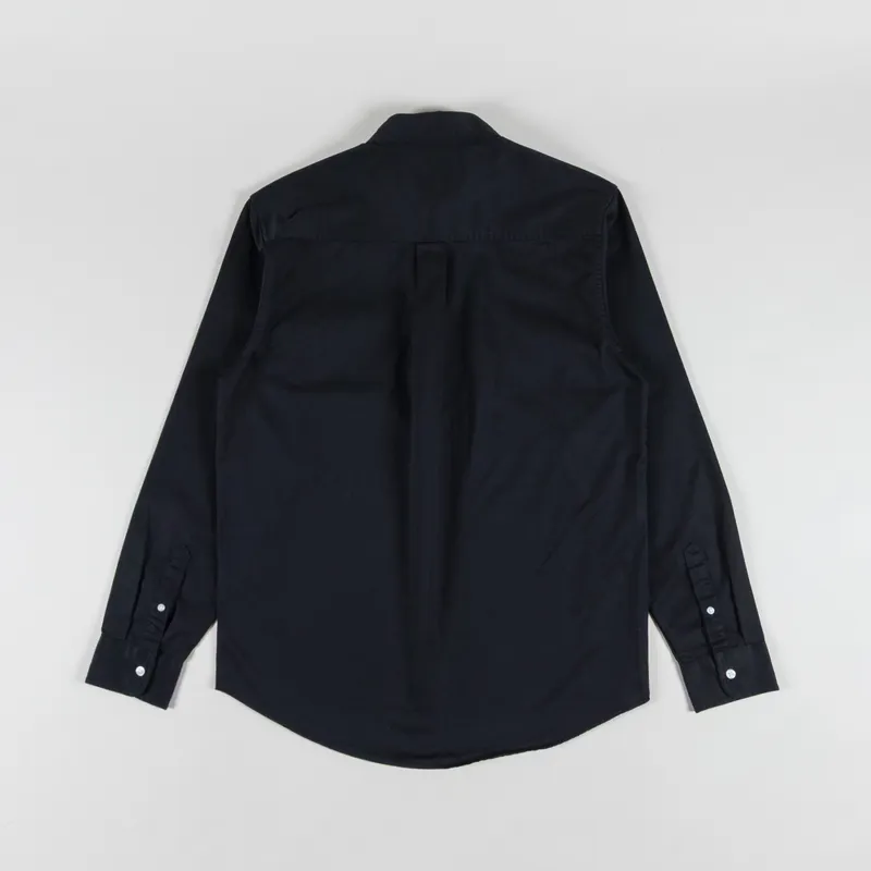 Carhartt WIP Long Sleeve Madison Shirt Black White-1