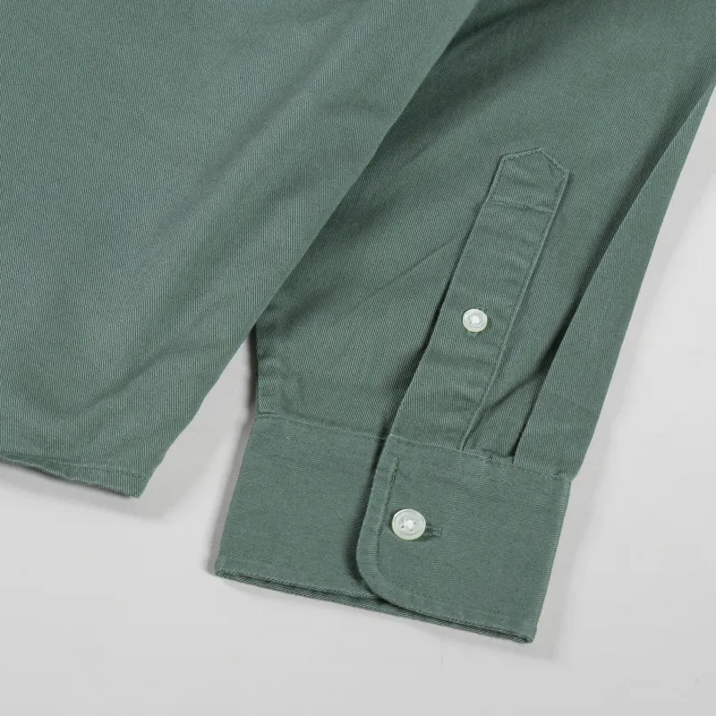 Carhartt WIP Long Sleeve Madison Shirt Park White-8