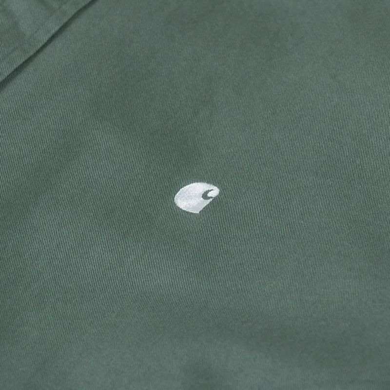 Carhartt WIP Long Sleeve Madison Shirt Park White-6