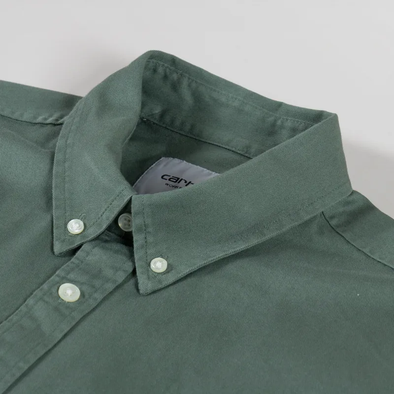 Carhartt WIP Long Sleeve Madison Shirt Park White-4