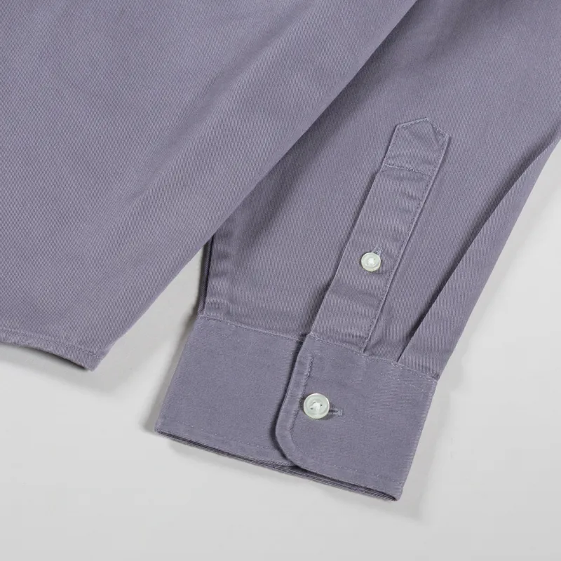 Carhartt WIP Long Sleeve Madison Shirt Yosemite White-8