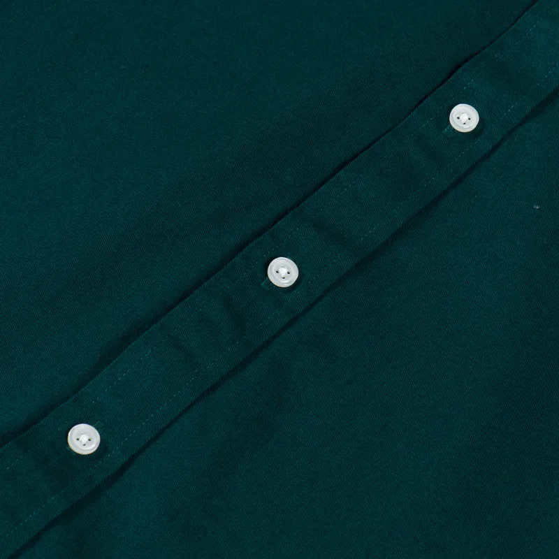 Carhartt WIP Long Sleeve Madison Shirt Dark Fir Wax-6