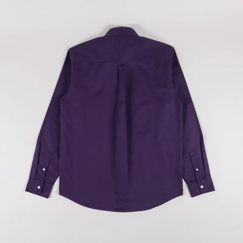 Carhartt WIP Long Sleeve Madison Shirt Lokers Wax-1