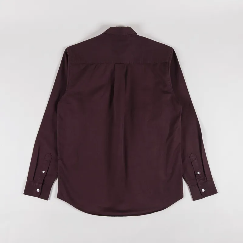 Carhartt WIP Long Sleeve Madison Shirt Palisander Wax-1