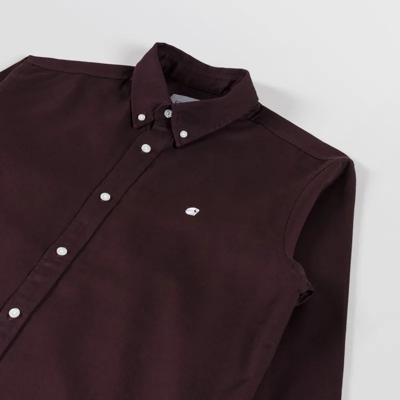 Carhartt WIP Long Sleeve Madison Shirt Palisander Wax-2
