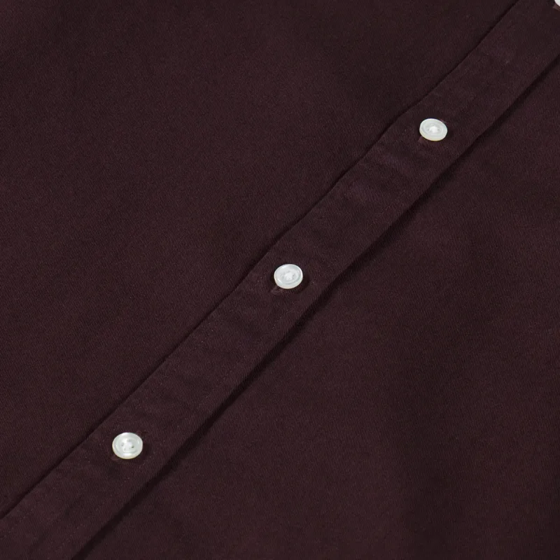 Carhartt WIP Long Sleeve Madison Shirt Palisander Wax-6