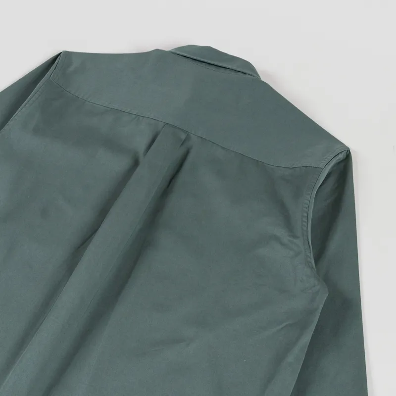 Carhartt WIP Long Sleeve Madison Shirt Velvet Green White-3