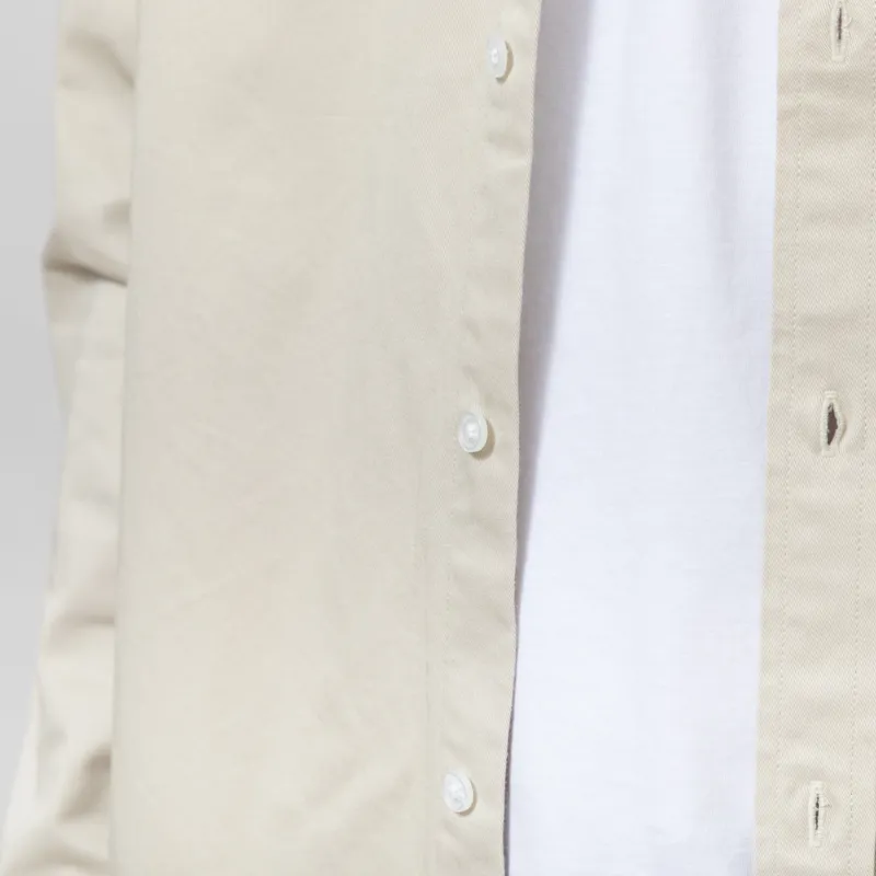 Carhartt WIP Long Sleeve Madison Shirt Stone White-4