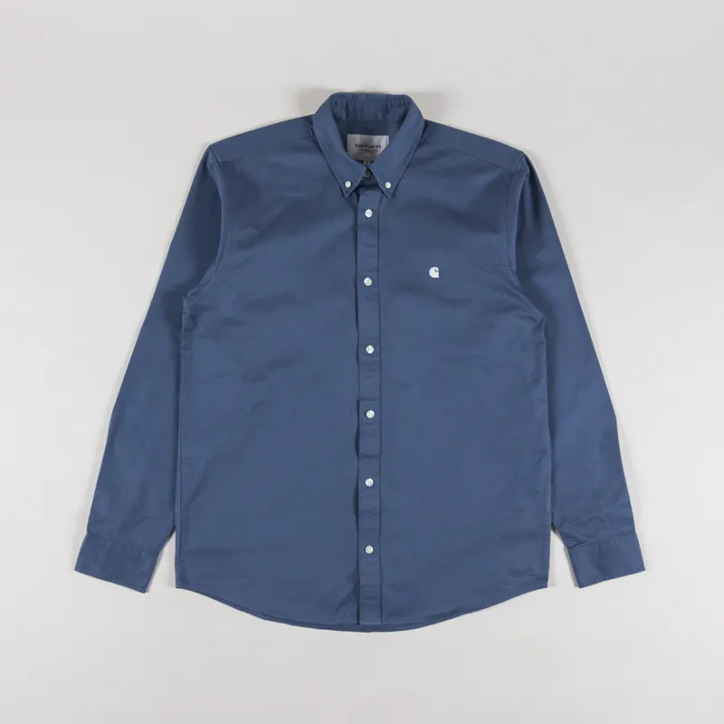 Carhartt WIP Long Sleeve Madison Shirt Positano Wax