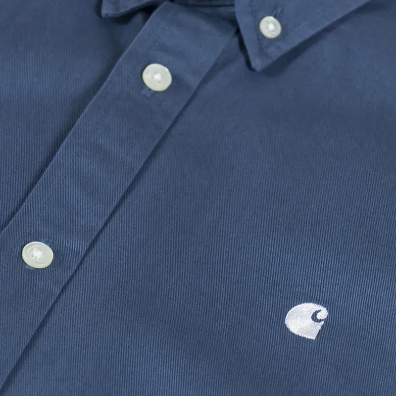 Carhartt WIP Long Sleeve Madison Shirt Positano Wax-4