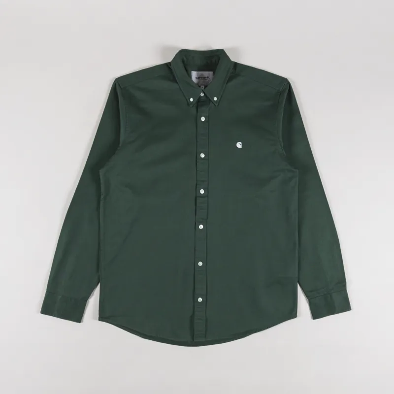 Carhartt WIP Long Sleeve Madison Shirt Sycamore Tree Wax