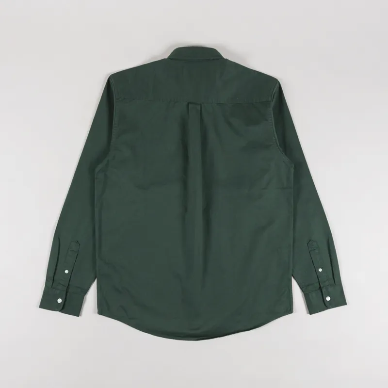 Carhartt WIP Long Sleeve Madison Shirt Sycamore Tree Wax-1