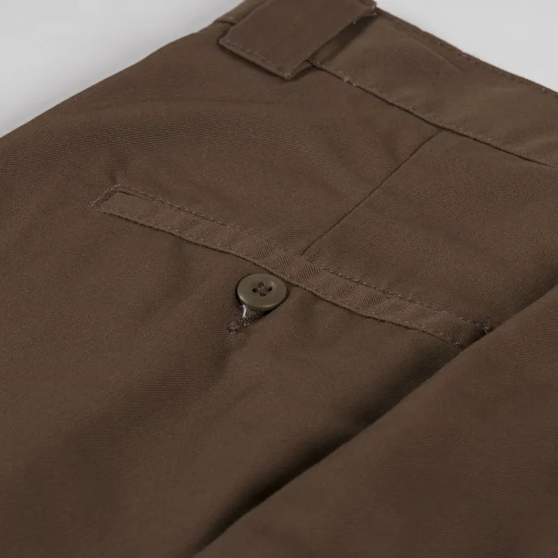 Carhartt WIP Womens Master Pant Chocolate Rinsed Dunmore Twill-12