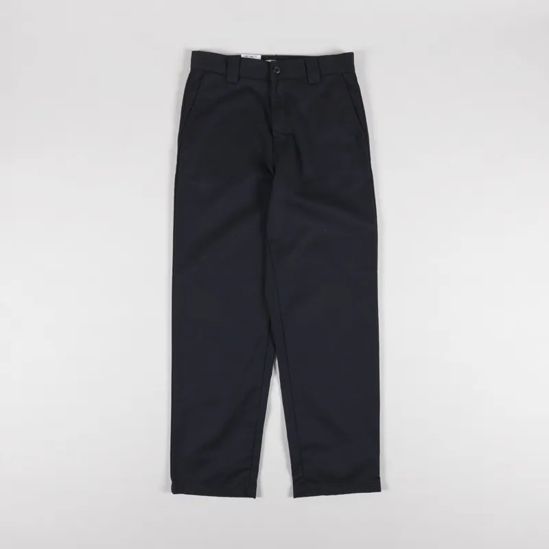 Carhartt WIP Womens Master Pant Black Rinsed Dunmore Twill-5