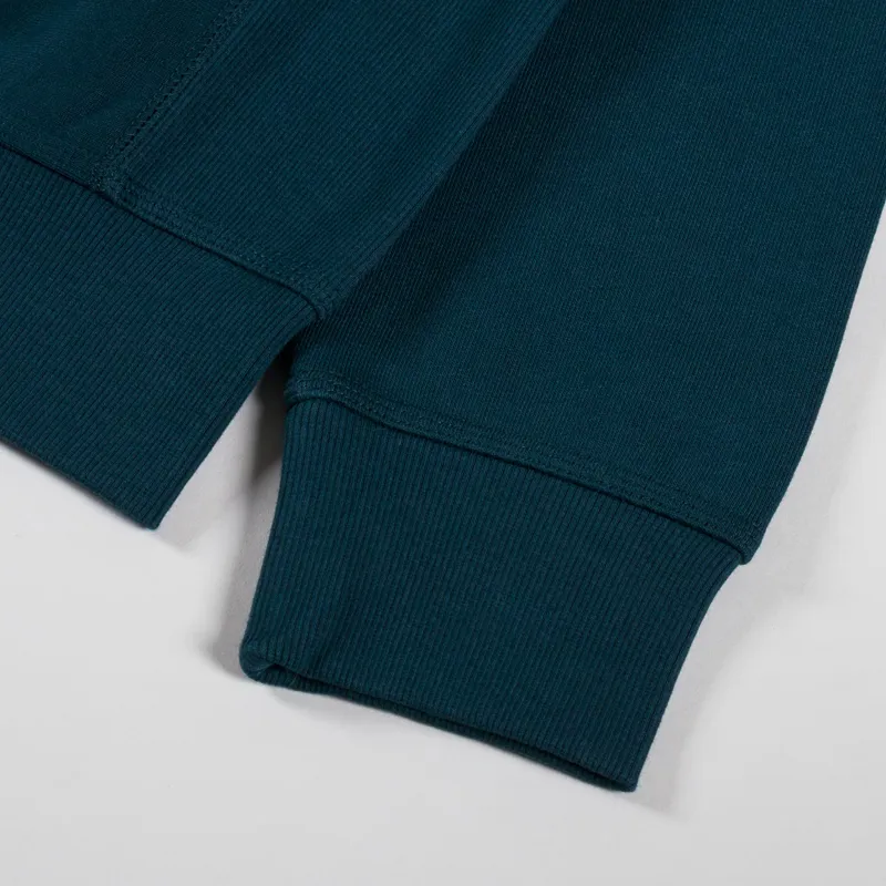 Carhartt WIP American Script Sweat Deep Lagoon-7