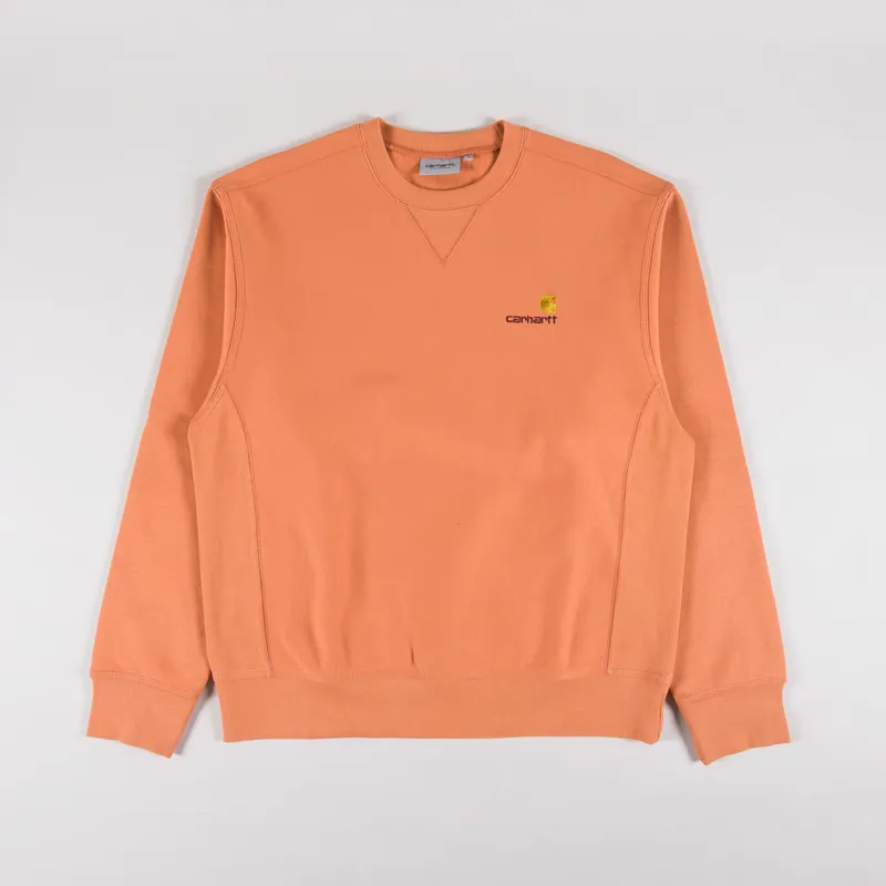 Carhartt WIP American Script Sweat Redhaven