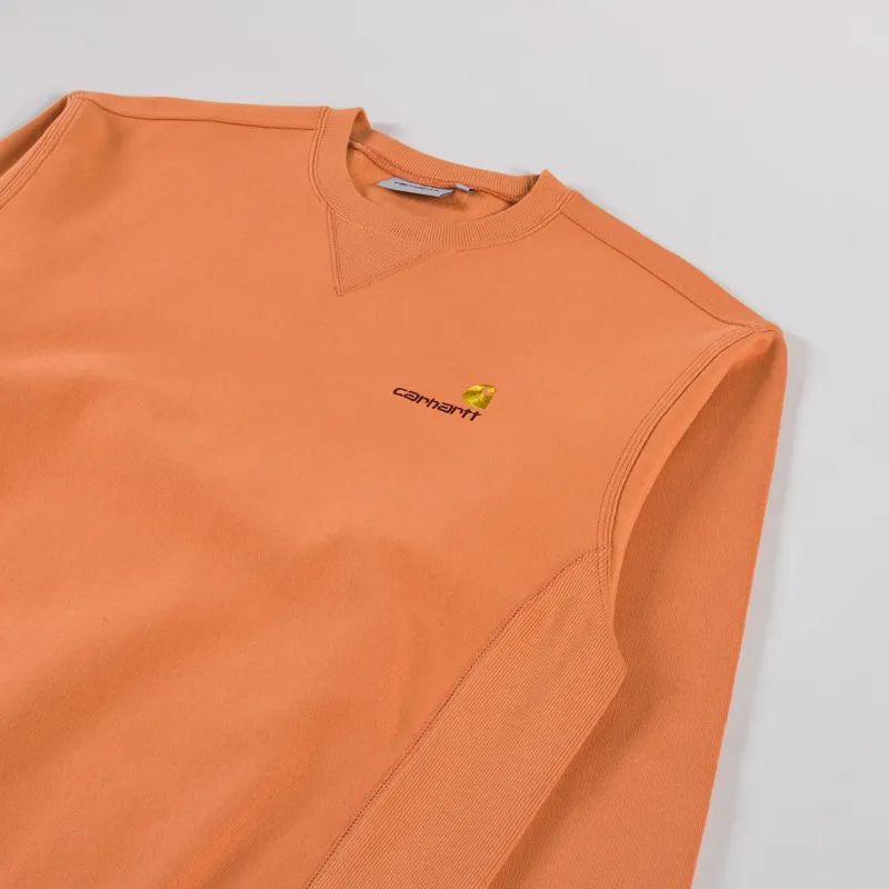 Carhartt WIP American Script Sweat Redhaven-2