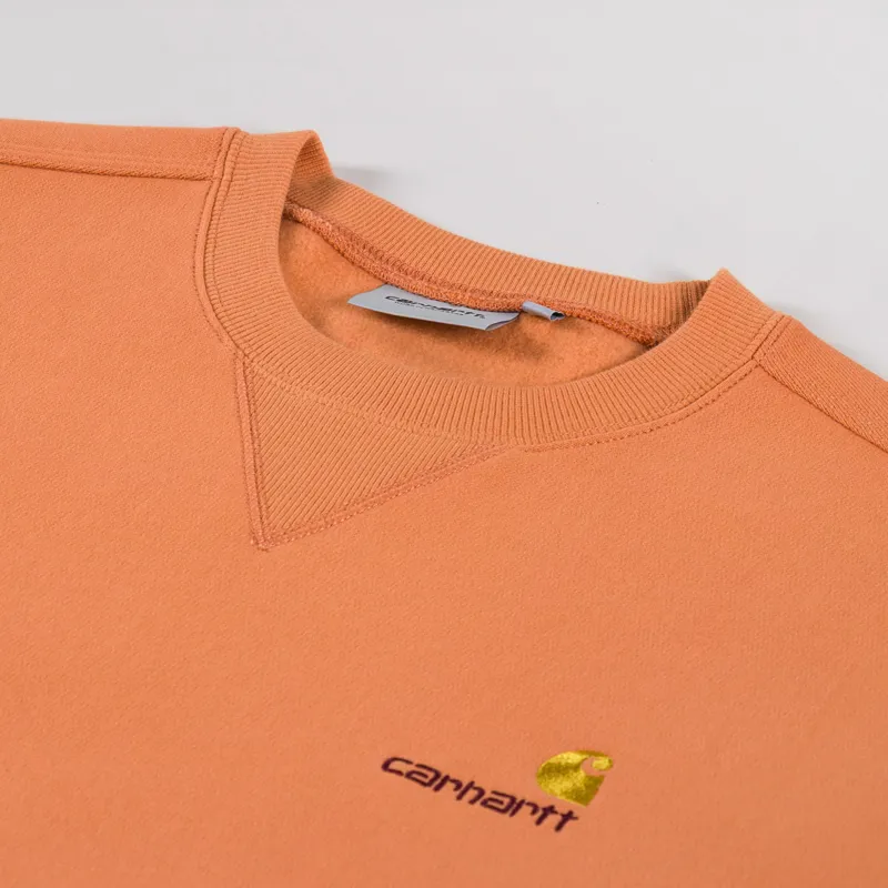Carhartt WIP American Script Sweat Redhaven-4