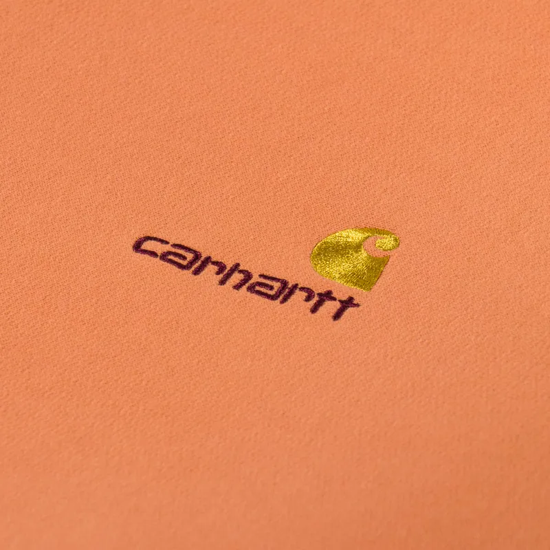 Carhartt WIP American Script Sweat Redhaven-5