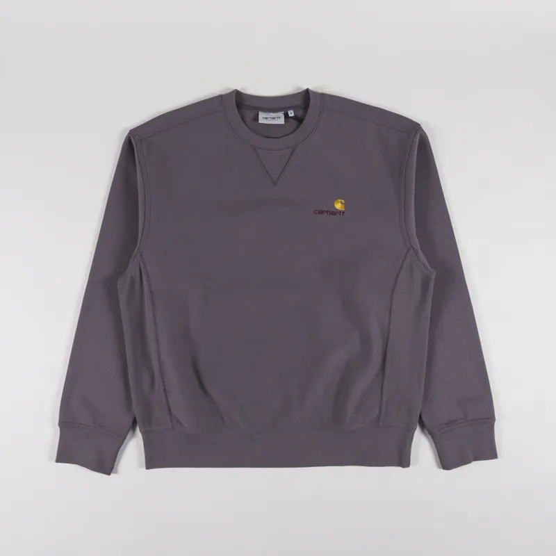 Carhartt WIP American Script Sweatshirt Porphyry