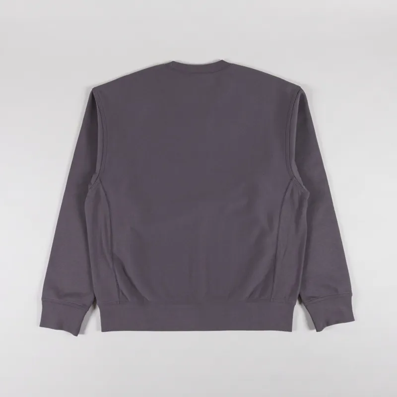 Carhartt WIP American Script Sweatshirt Porphyry-1