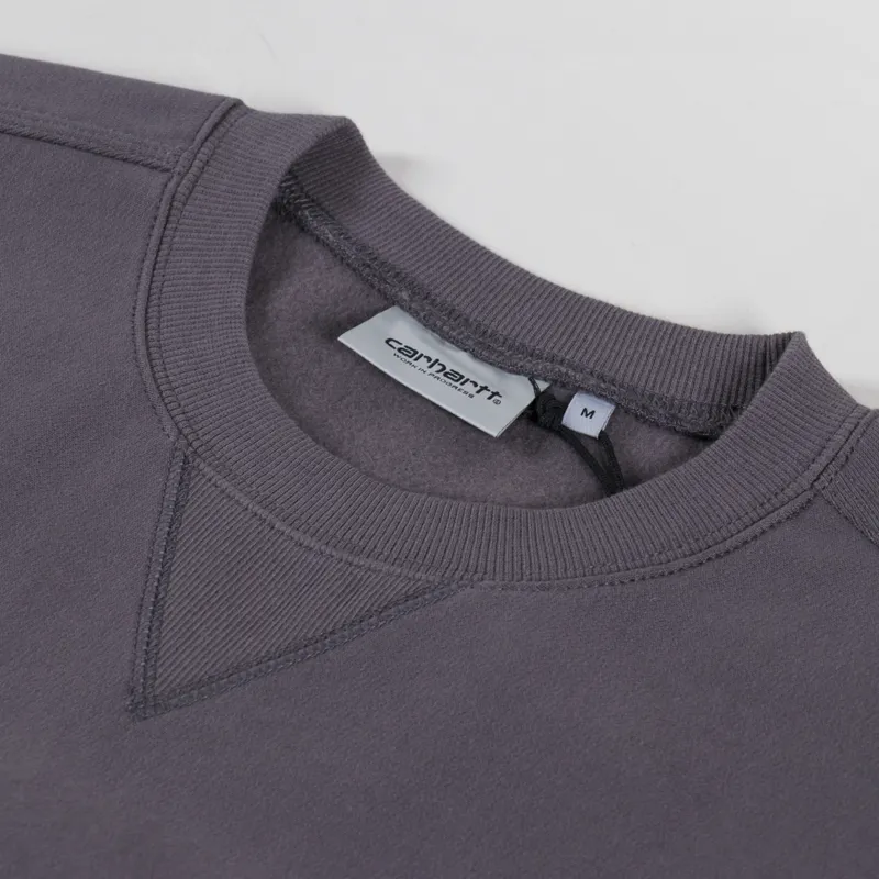 Carhartt WIP American Script Sweatshirt Porphyry-4