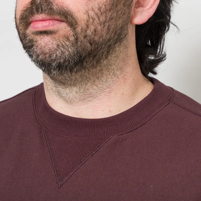 Carhartt WIP American Script Sweat Palisander-6