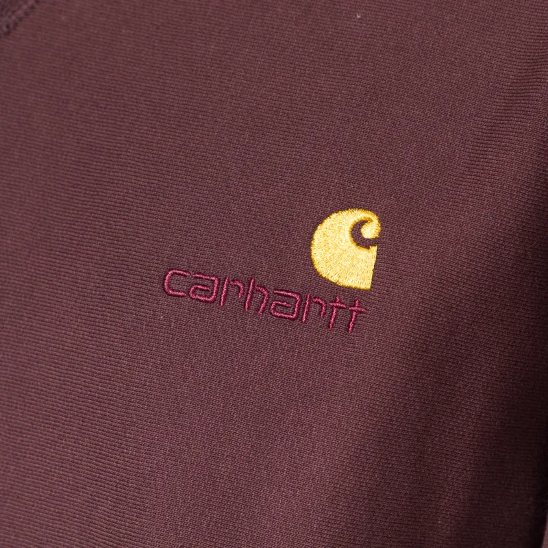 Carhartt WIP American Script Sweat Palisander-7