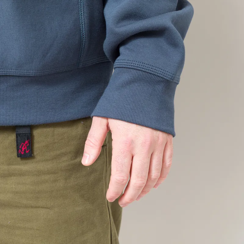 Carhartt WIP American Script Sweat Office Blue-10