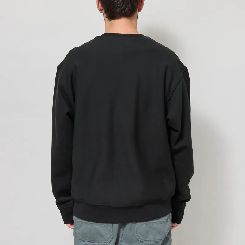 Carhartt WIP American Script Sweat Raven-2