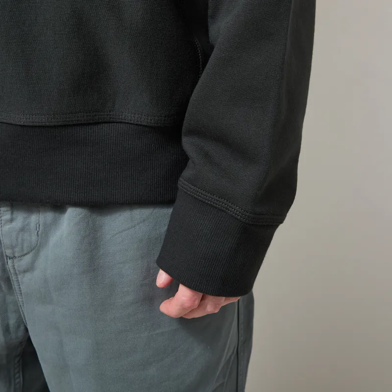 Carhartt WIP American Script Sweat Raven-6