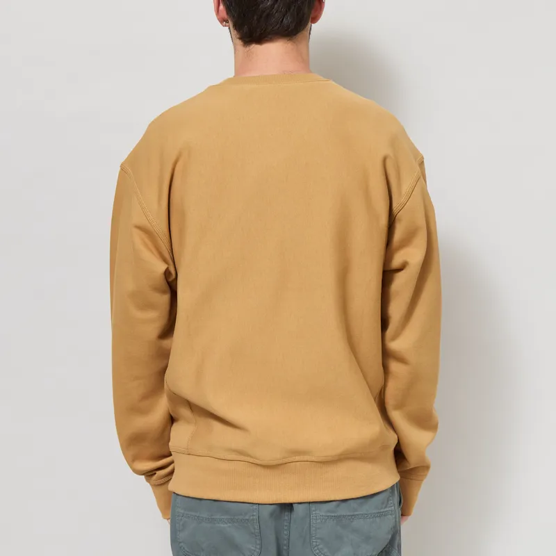 Carhartt WIP American Script Sweat WIP Dusty H-2