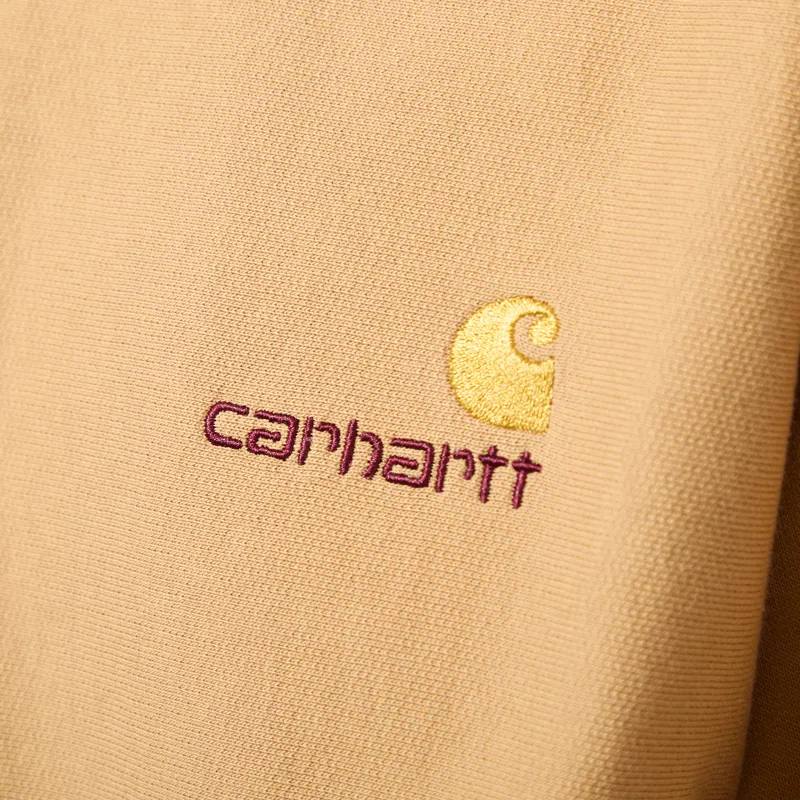 Carhartt WIP American Script Sweat WIP Dusty H-4