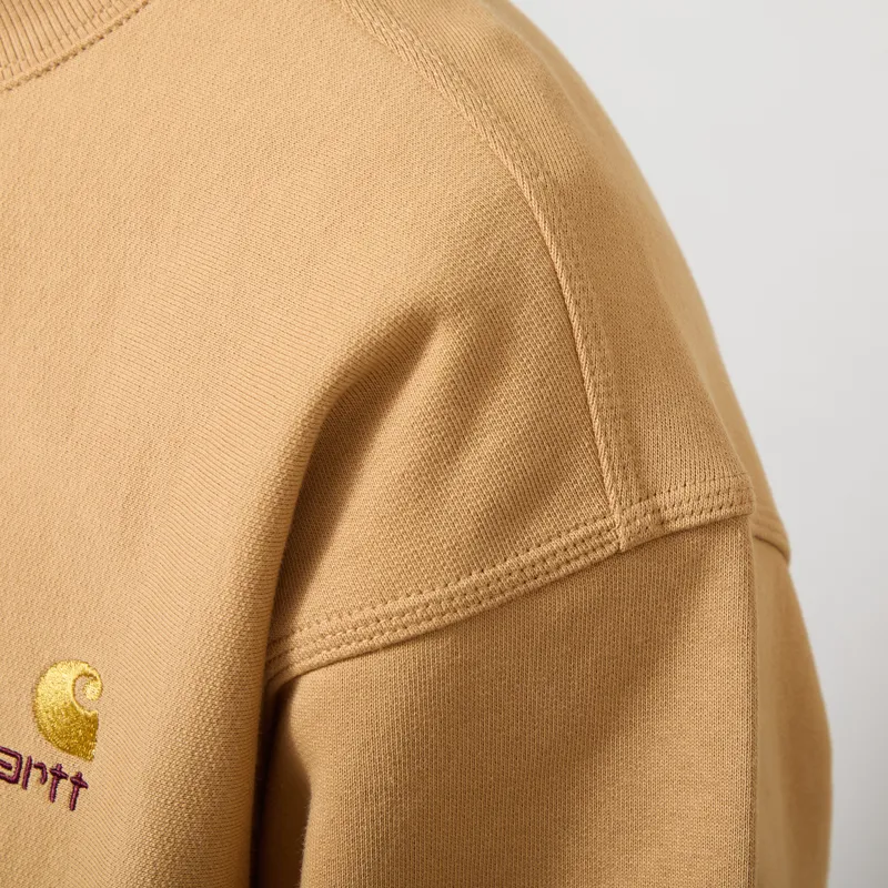 Carhartt WIP American Script Sweat WIP Dusty H-5