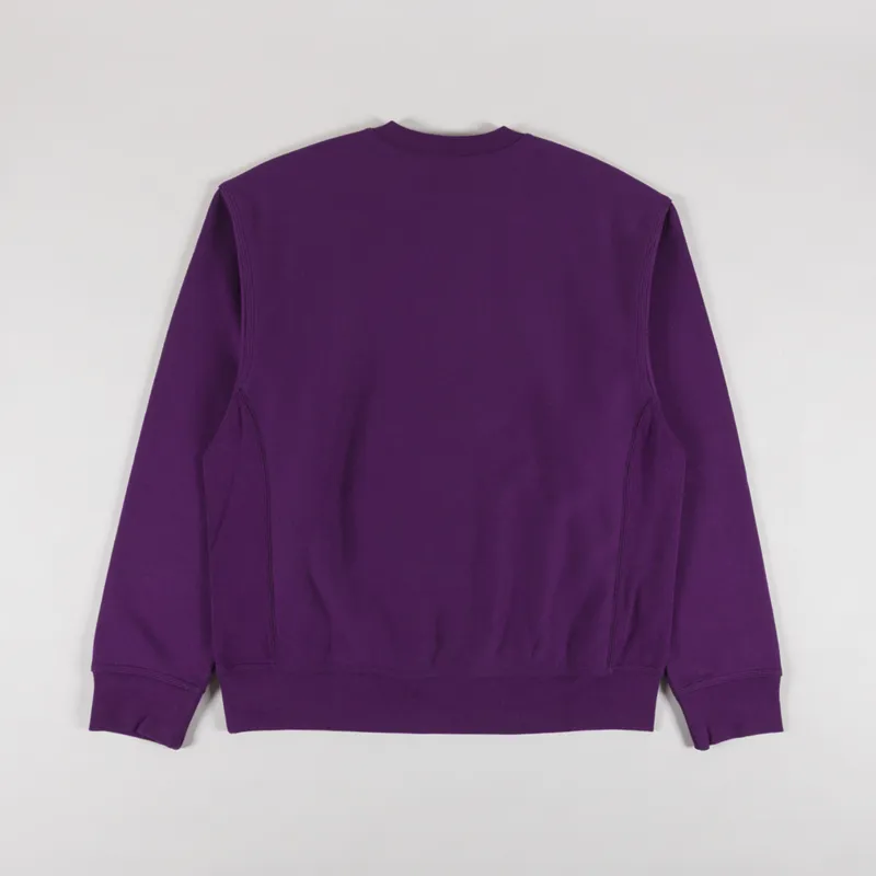 Carhartt WIP American Script Sweat Huckleberry-1